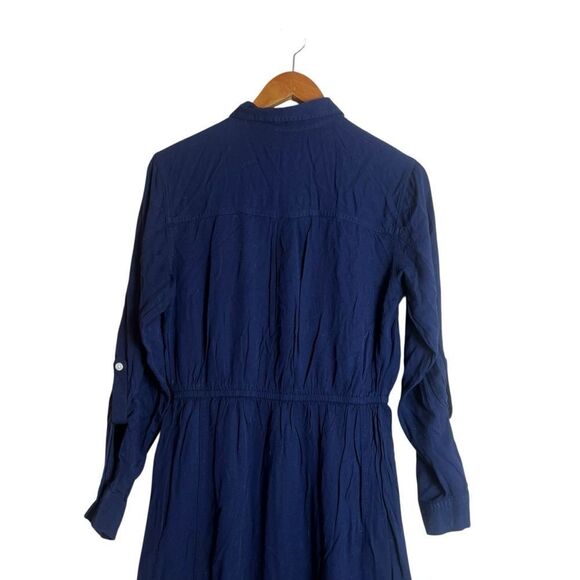 Gap navy long sleeve dress. Size small - Picture 7 of 8